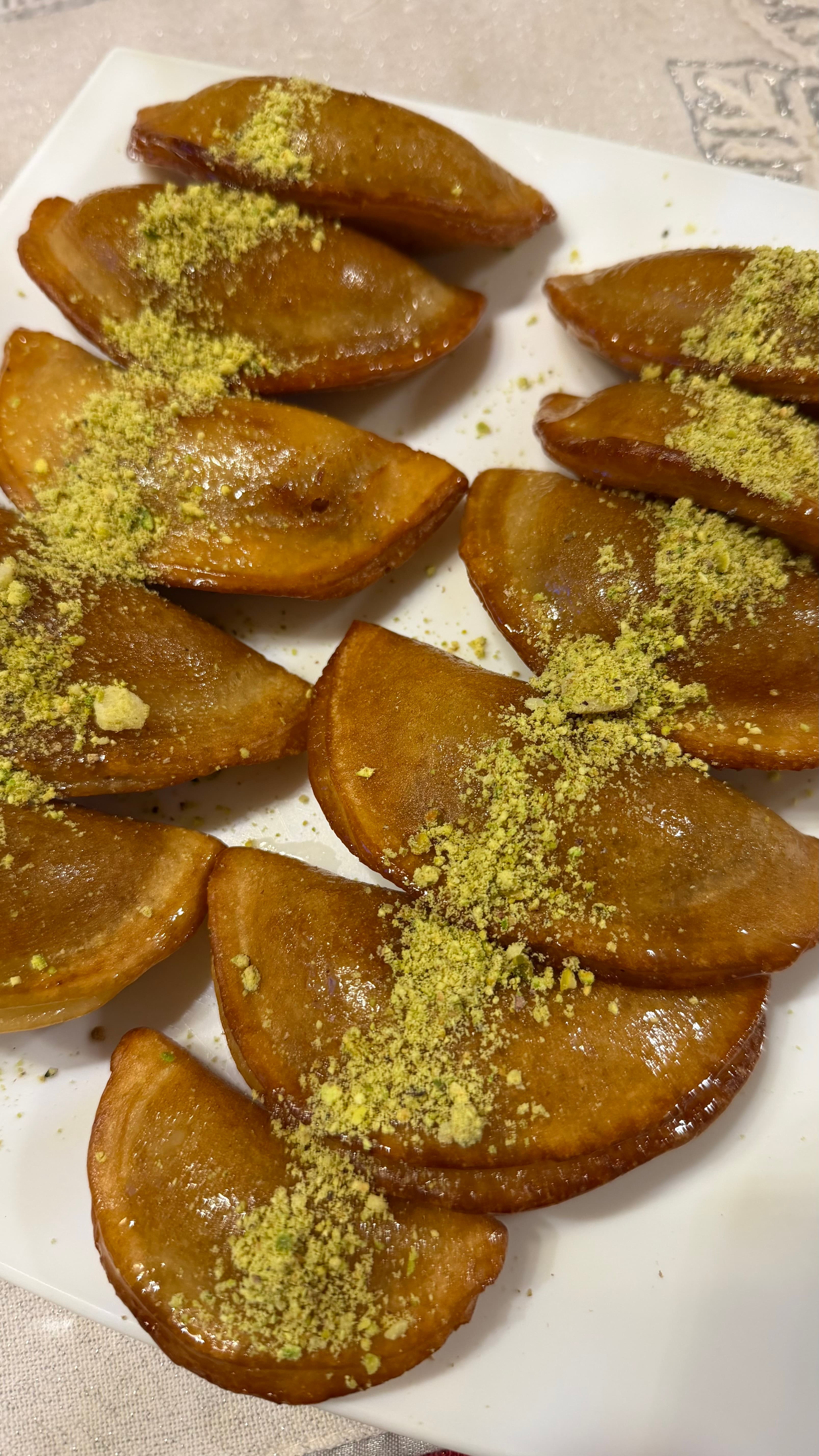 Homemade qatayef