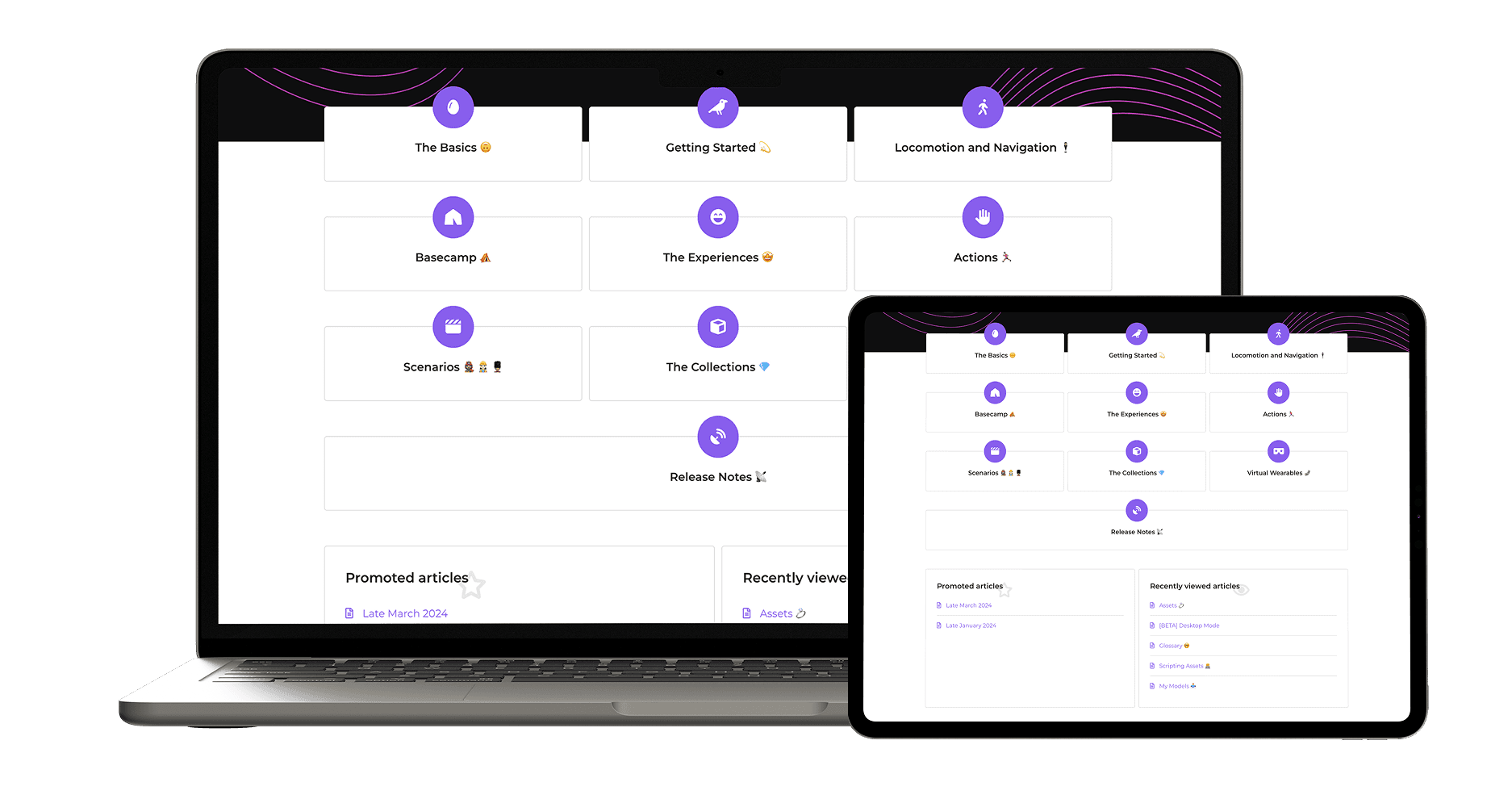 Navigating the Maze interface mockup