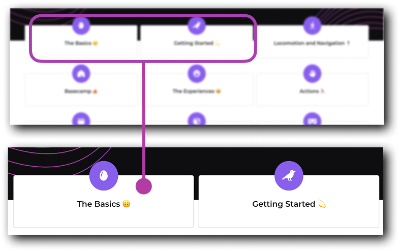 StellarX Help Center categories showing The Basics and Getting Started